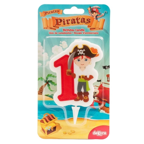 Świeczka na tort pirat 1